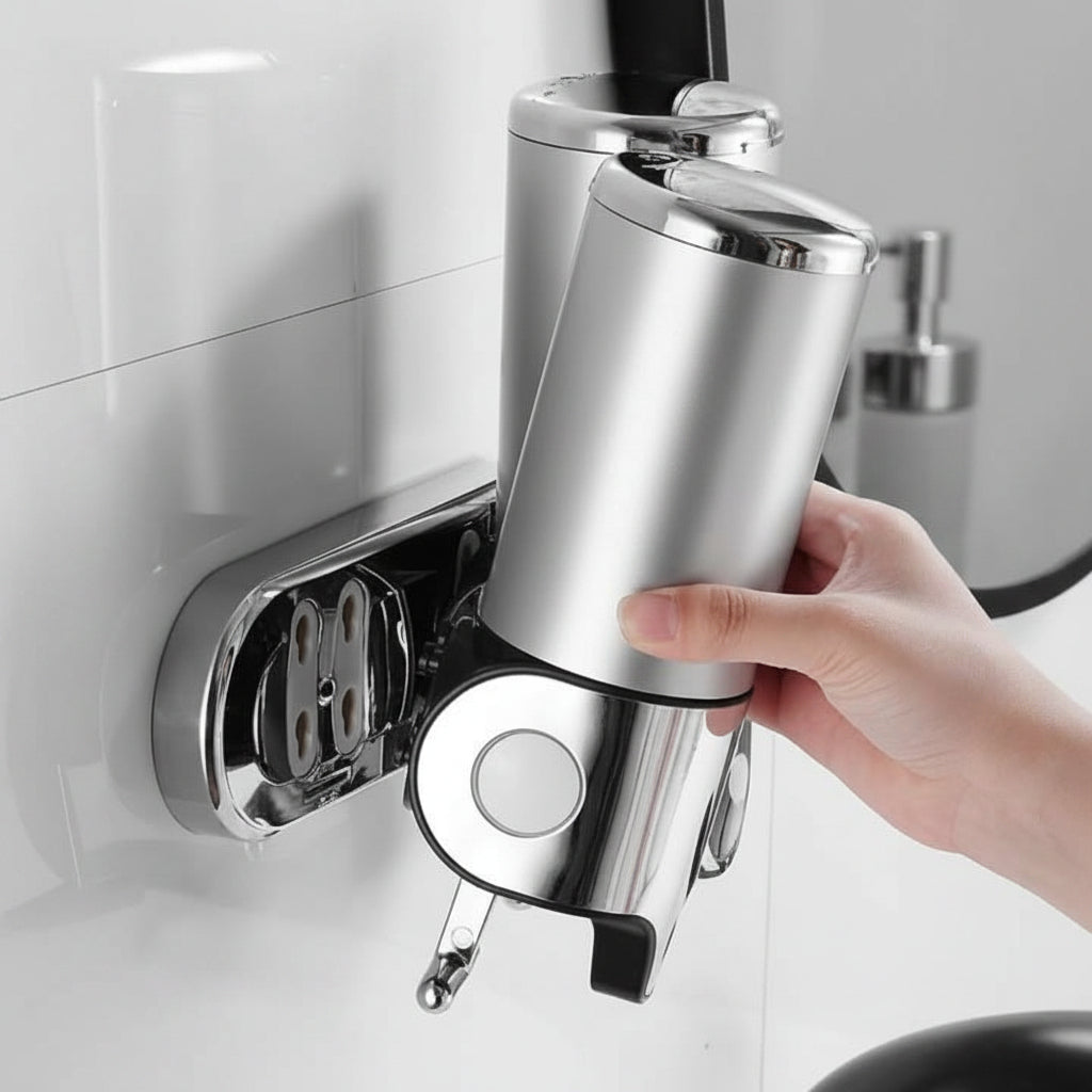 SOAPFORT – Hochwertiger, wandmontierter Seifenspender im eleganten Edelstahl-Design 0