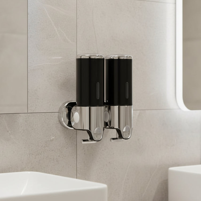 SOAPFORT – Hochwertiger, wandmontierter Seifenspender im eleganten Edelstahl-Design 13