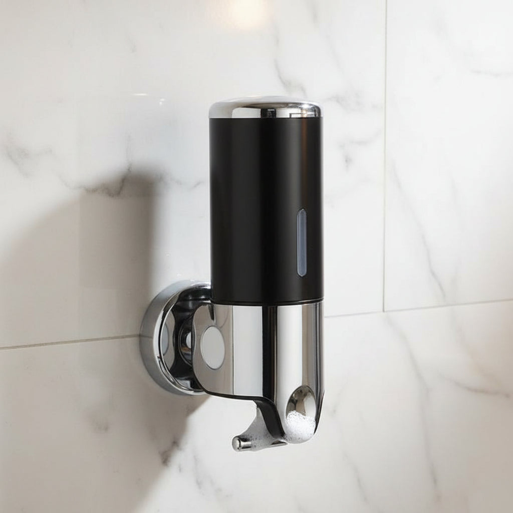 SOAPFORT – Hochwertiger, wandmontierter Seifenspender im eleganten Edelstahl-Design 15