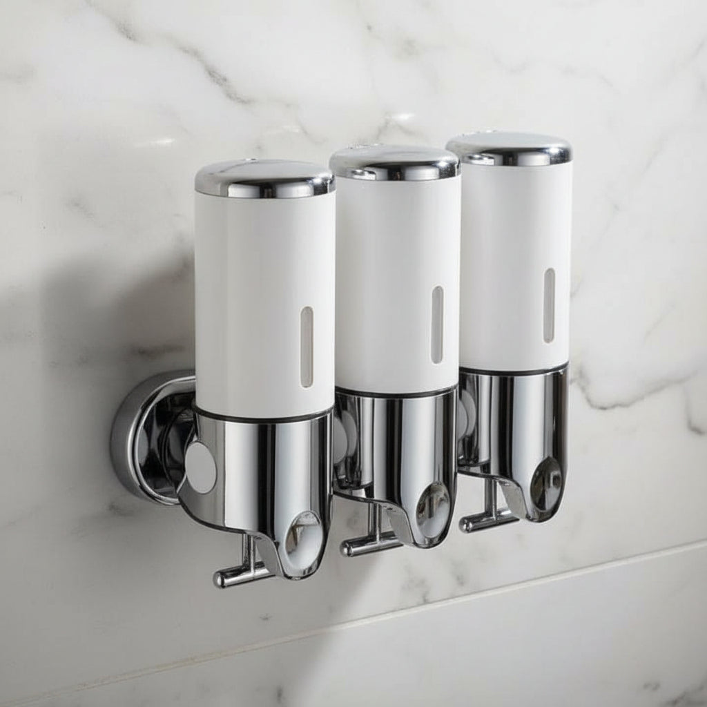 SOAPFORT – Hochwertiger, wandmontierter Seifenspender im eleganten Edelstahl-Design 16