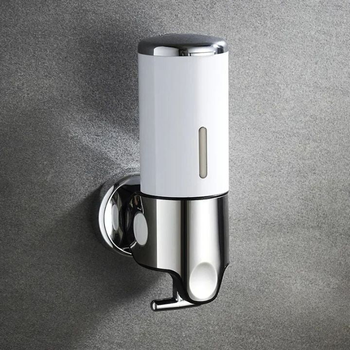 SOAPFORT – Hochwertiger, wandmontierter Seifenspender im eleganten Edelstahl-Design 18