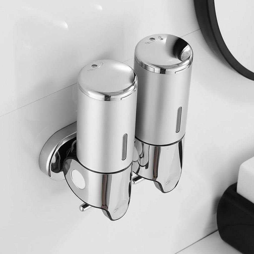 SOAPFORT – Hochwertiger, wandmontierter Seifenspender im eleganten Edelstahl-Design 1