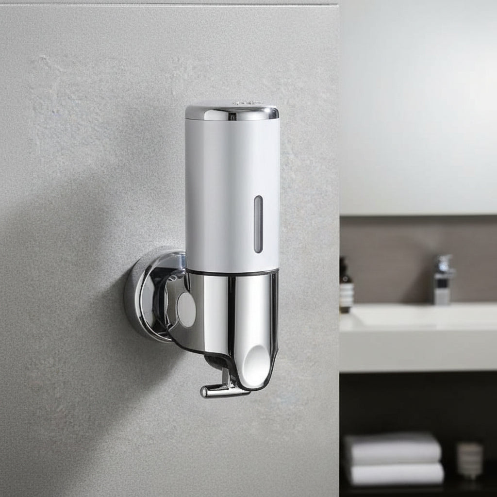 SOAPFORT – Hochwertiger, wandmontierter Seifenspender im eleganten Edelstahl-Design 2