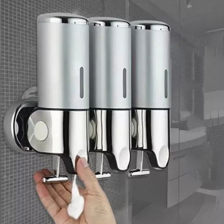 SOAPFORT – Hochwertiger, wandmontierter Seifenspender im eleganten Edelstahl-Design 3