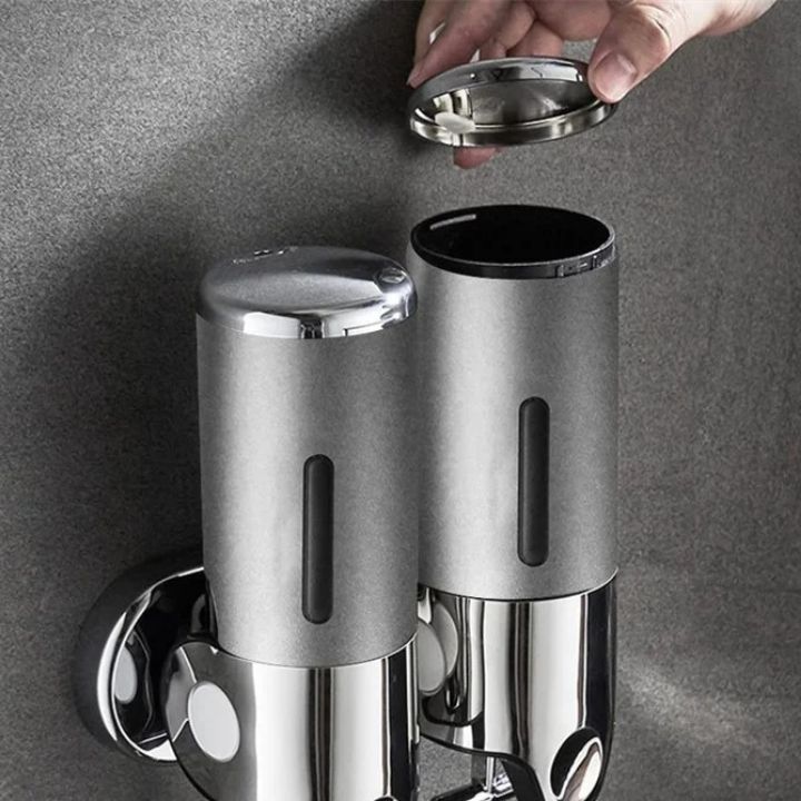 SOAPFORT – Hochwertiger, wandmontierter Seifenspender im eleganten Edelstahl-Design 7