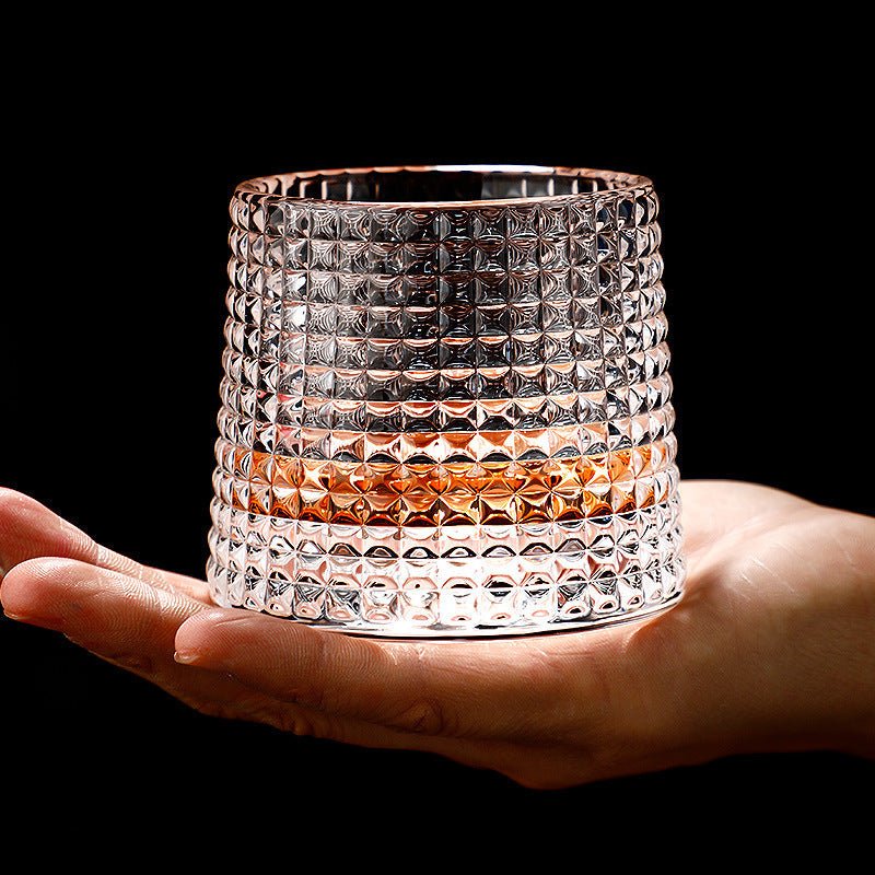 SPINSPIRIT - Rotatable Whiskey Glasses for a Refined Touch 1