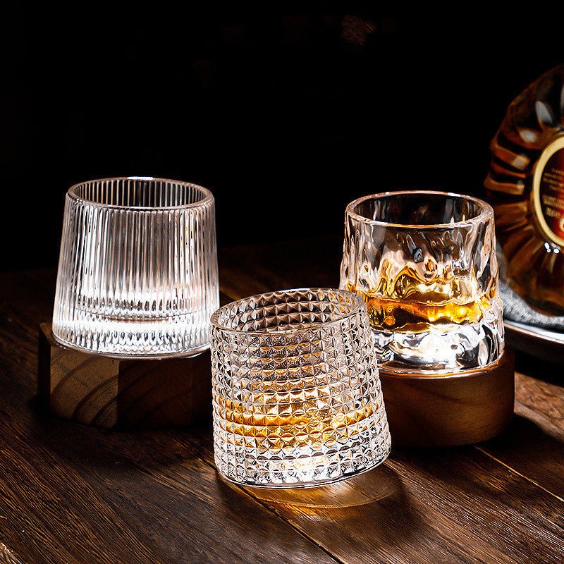 SPINSPIRIT - Rotatable Whiskey Glasses for a Refined Touch 8