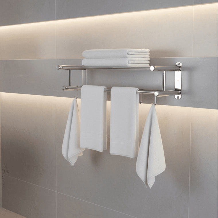 STEELRACK – Platzsparender und stilvoller Handtuchhalter aus Edelstahl 1