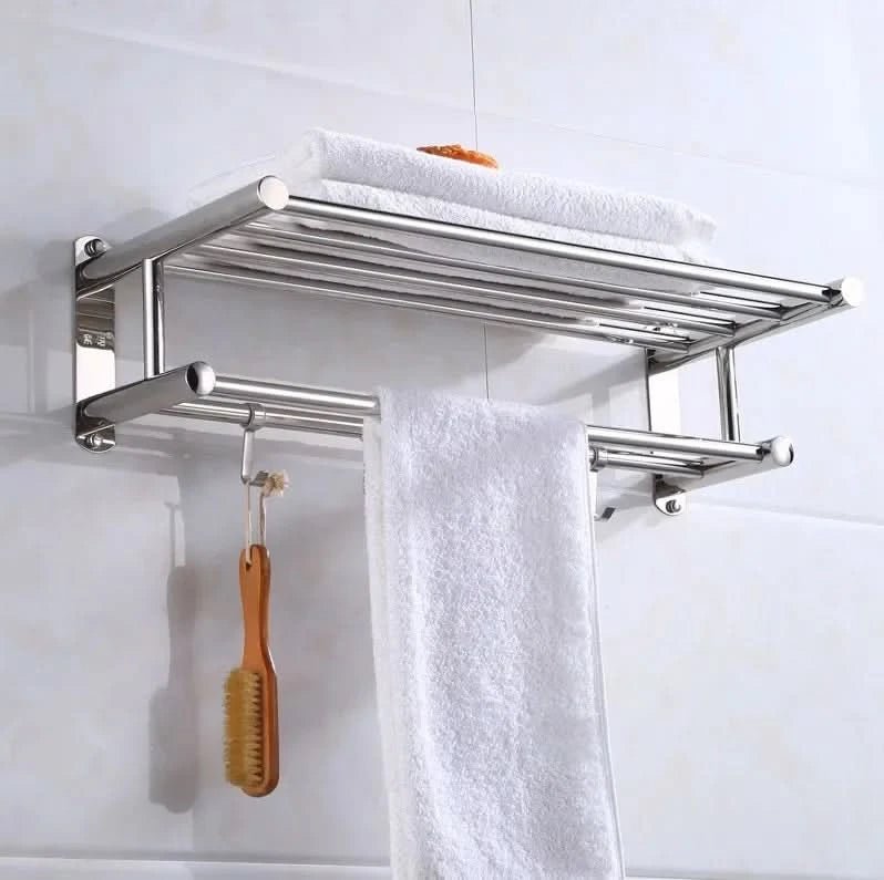 STEELRACK – Platzsparender und stilvoller Handtuchhalter aus Edelstahl 3