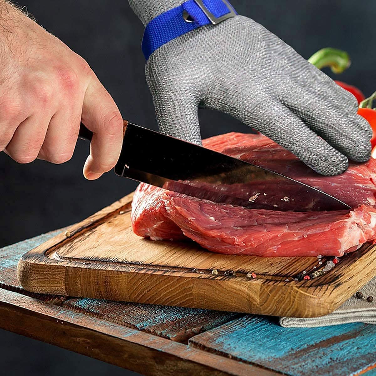 STEELSAFE PRO - Stainless steel safety gloves with maximum cut resistance 3