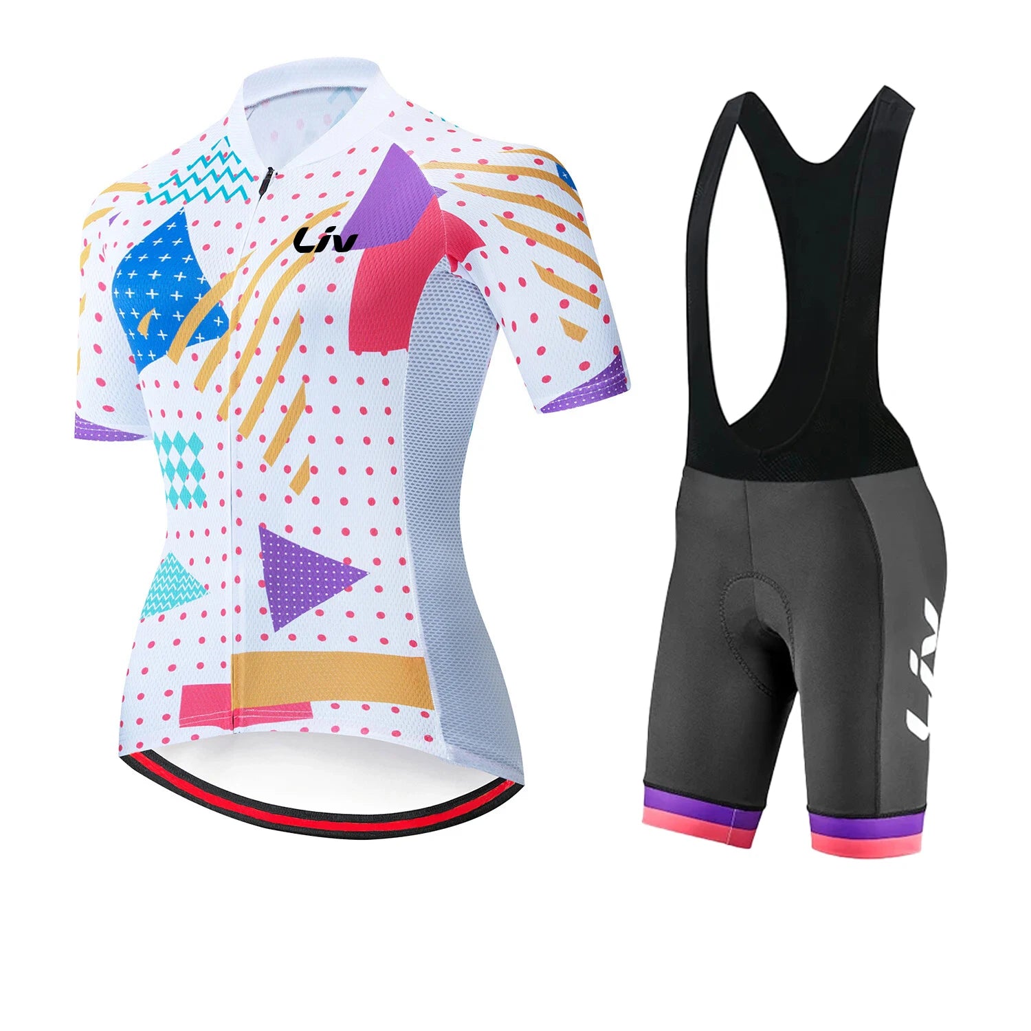 Set maglia da ciclismo donna – Design traspirante a maniche corte & materiale ad asciugatura rapida