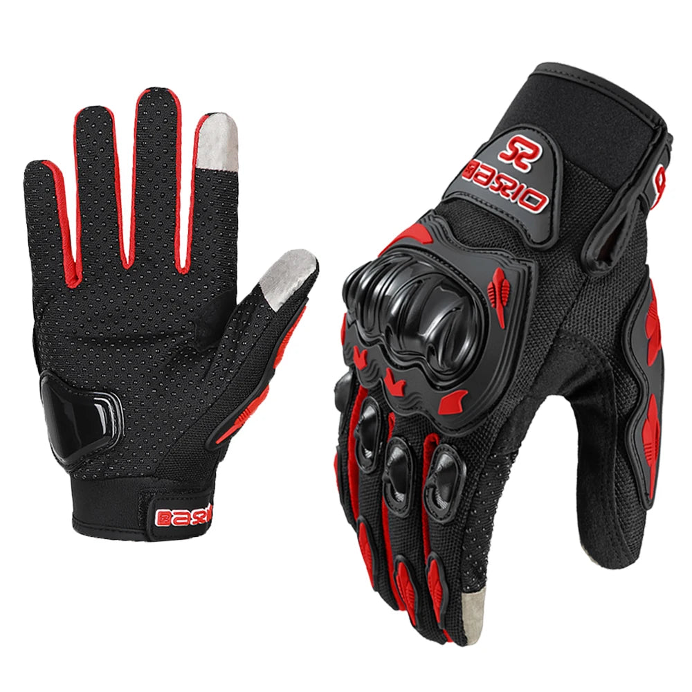 Motorradhandschuhe – Rutschfeste Vollfinger-Handschuhe mit Touchscreen