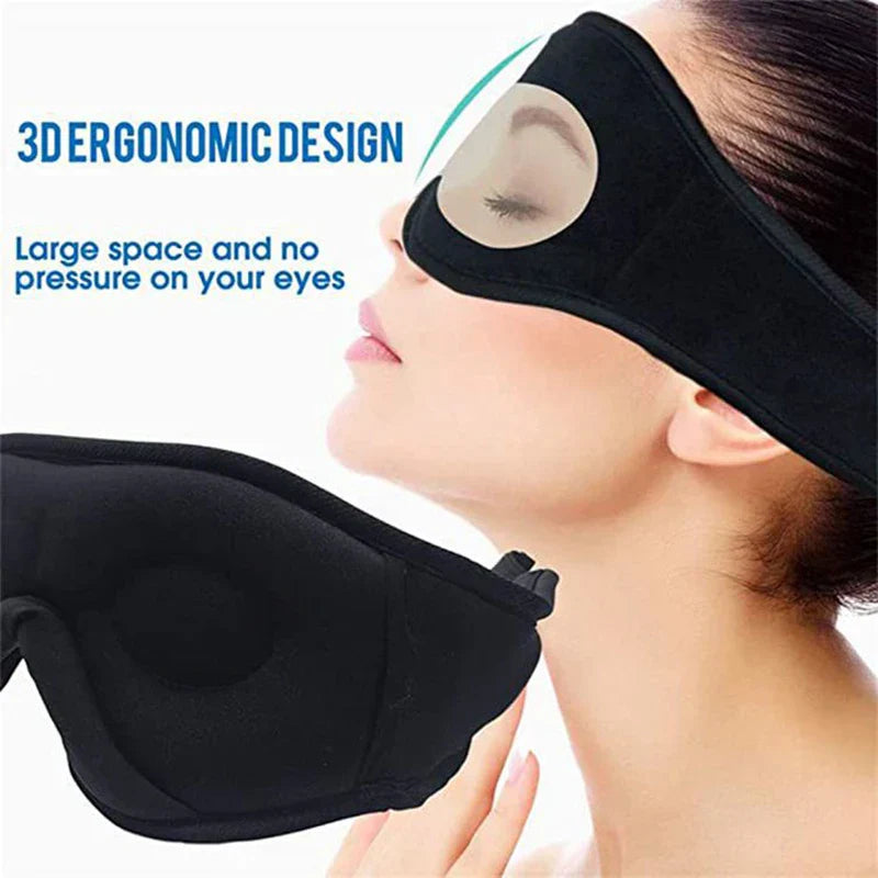 Bolendo Sovemaske 3D Øjenmaske Hovedsæt Pandebånd