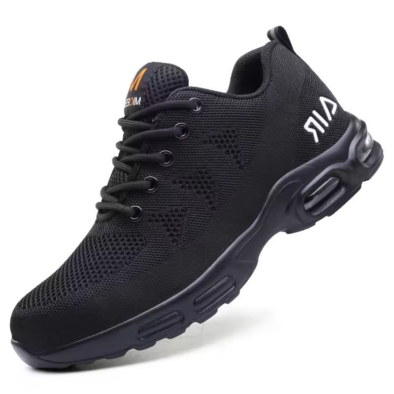 WorkBuddy Scarpe di sicurezza leggere impermeabili – Nero