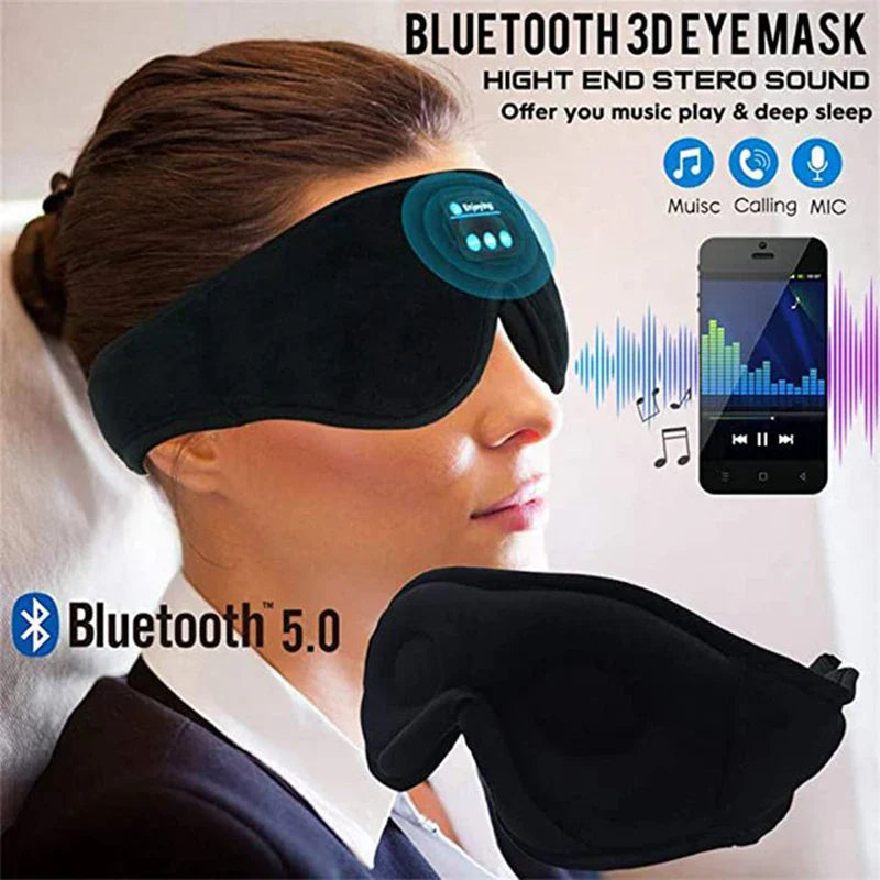 Bolendo Sovemaske 3D Øjenmaske Hovedsæt Pandebånd