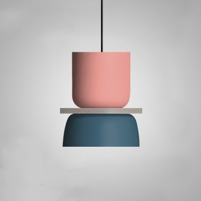Lumora – Saturn Halo LED-Pendelleuchte mit Acrylscheibe, bunt