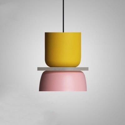 Lumora – Saturn Halo LED-Pendelleuchte mit Acrylscheibe, bunt