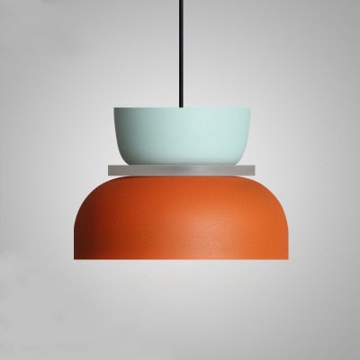 Lumora – Saturn Halo LED-Pendelleuchte mit Acrylscheibe, bunt