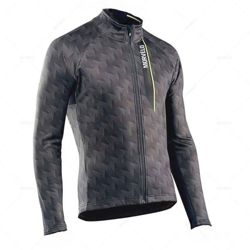 Radtrikot Set Herren – Langarm, Atmungsaktiv & Elastische Passform