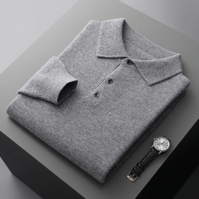Pull en laine pure pour hommes | Chaud, classique, intemporel