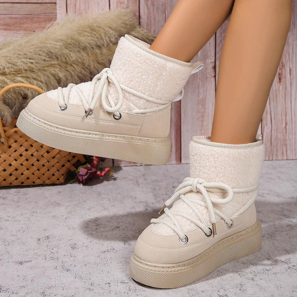 CozyStride - Stivali invernali più caldi e comodi in lana