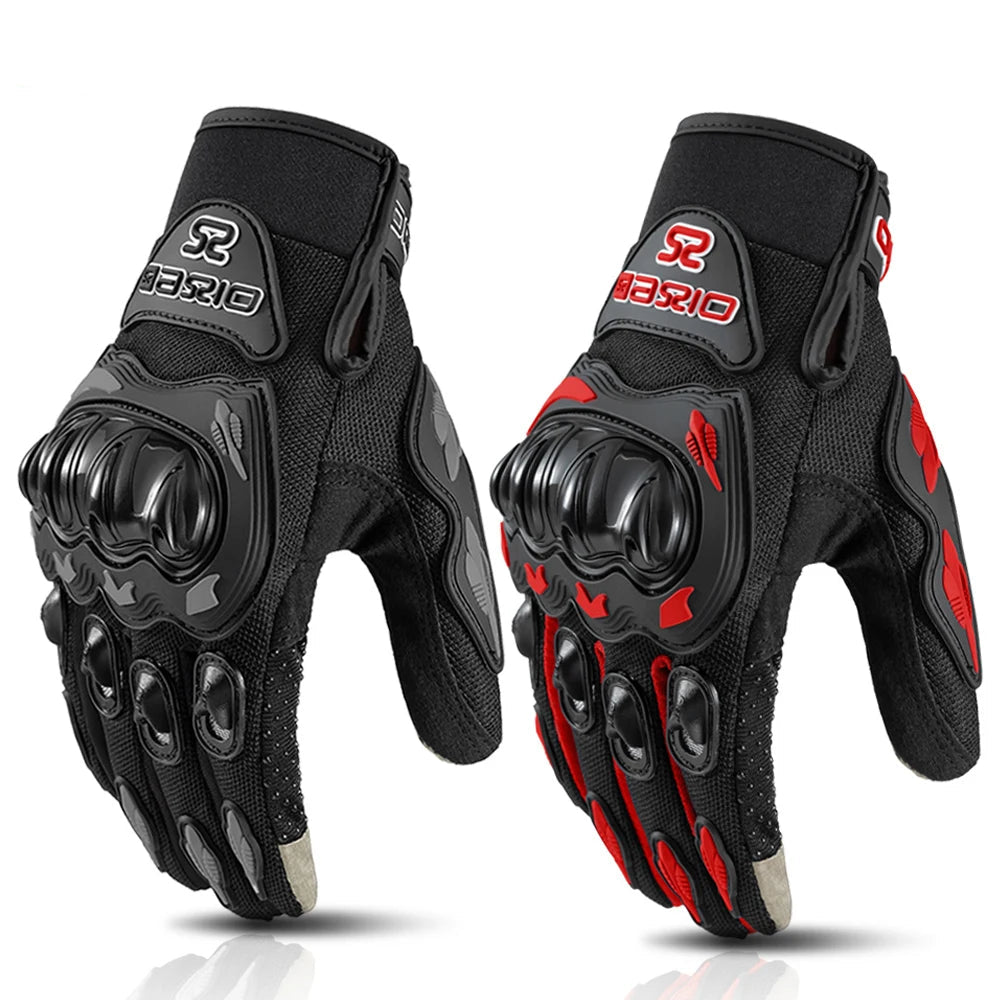 Motorradhandschuhe – Rutschfeste Vollfinger-Handschuhe mit Touchscreen