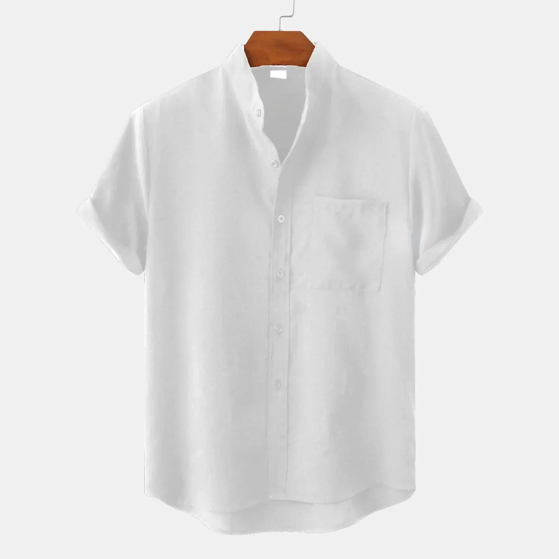 Bolendo Walter - Luxuriöses Leinenhemd mit kurzen Ärmeln