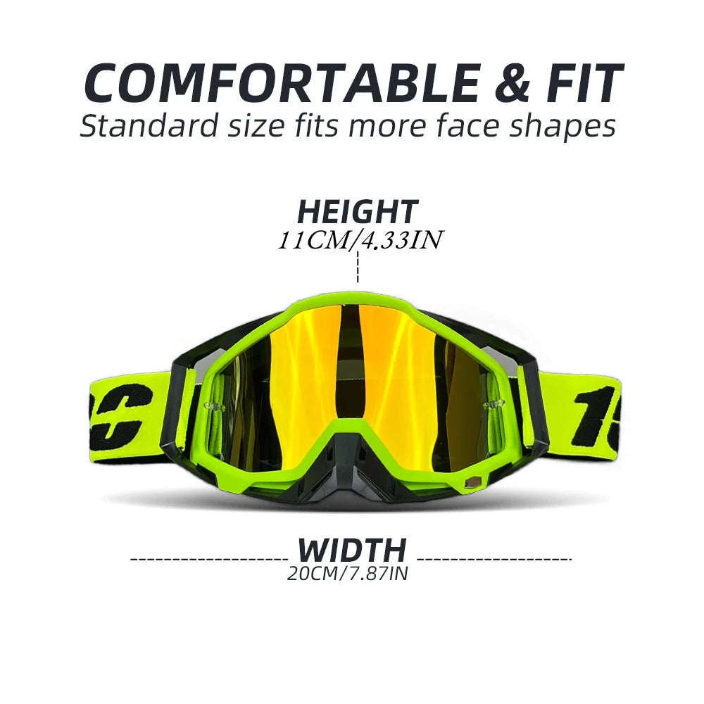 Motorradbrille – Windschutz & Klare Sicht für Motocross und Outdoor Sport