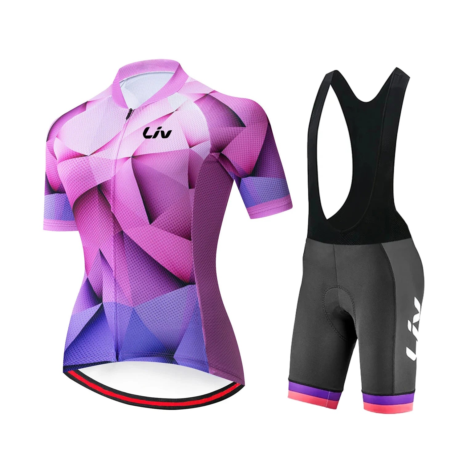 Set maglia da ciclismo donna – Design traspirante a maniche corte & materiale ad asciugatura rapida