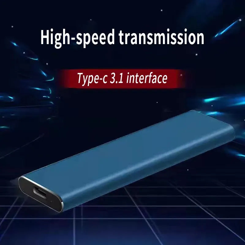 Externe Festplatte 4 TB – USB-C, Ultra Schlank & Schnelle Datenübertragung