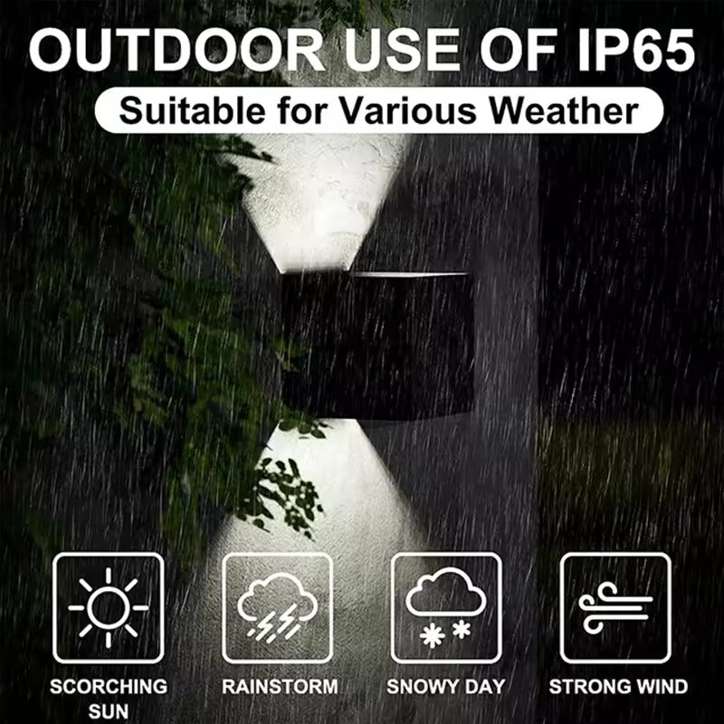 Lampada da parete LED – Lampada impermeabile IP65 Up & Down per interno ed esterno