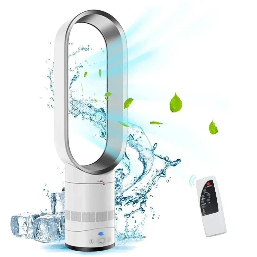 Bladeless Turmventilator – Leiser Luftstrom, Fernbedienung & Timer