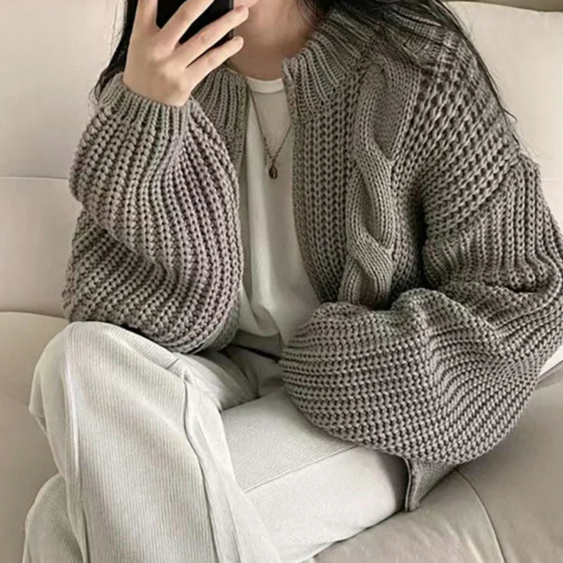 Cardigan à gros motif torsadé - Ryleigh