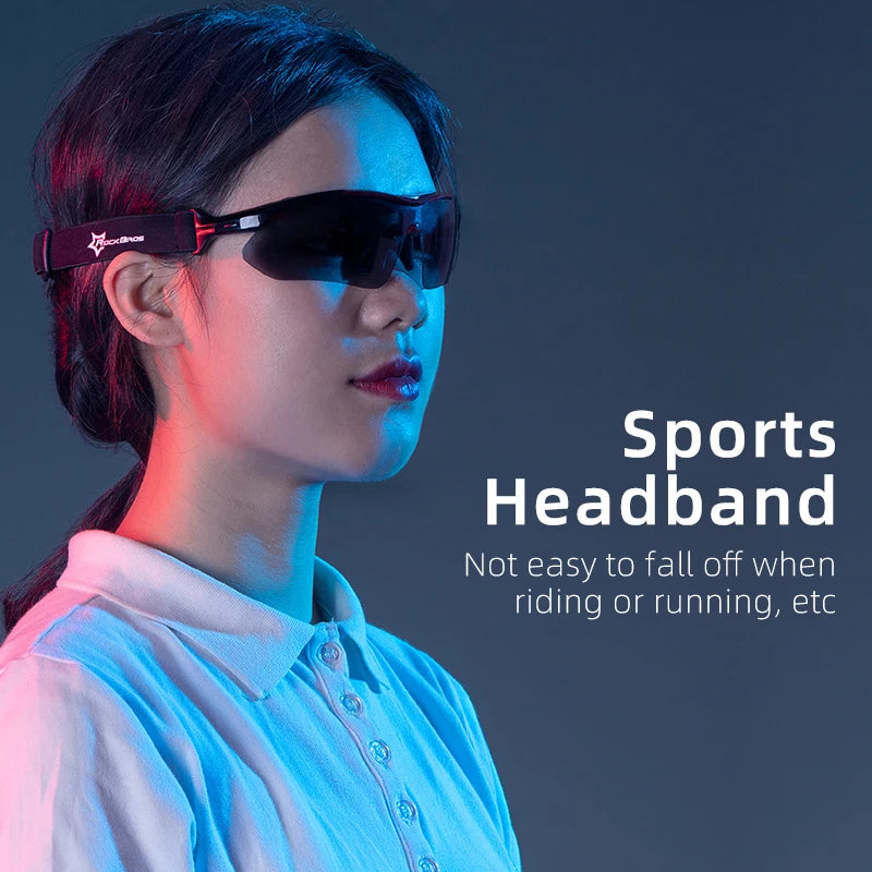 Polarized Fahrradbrille UV400 – Photochrome Sportbrille mit Wechselgläsern für Outdoor & Radfahren