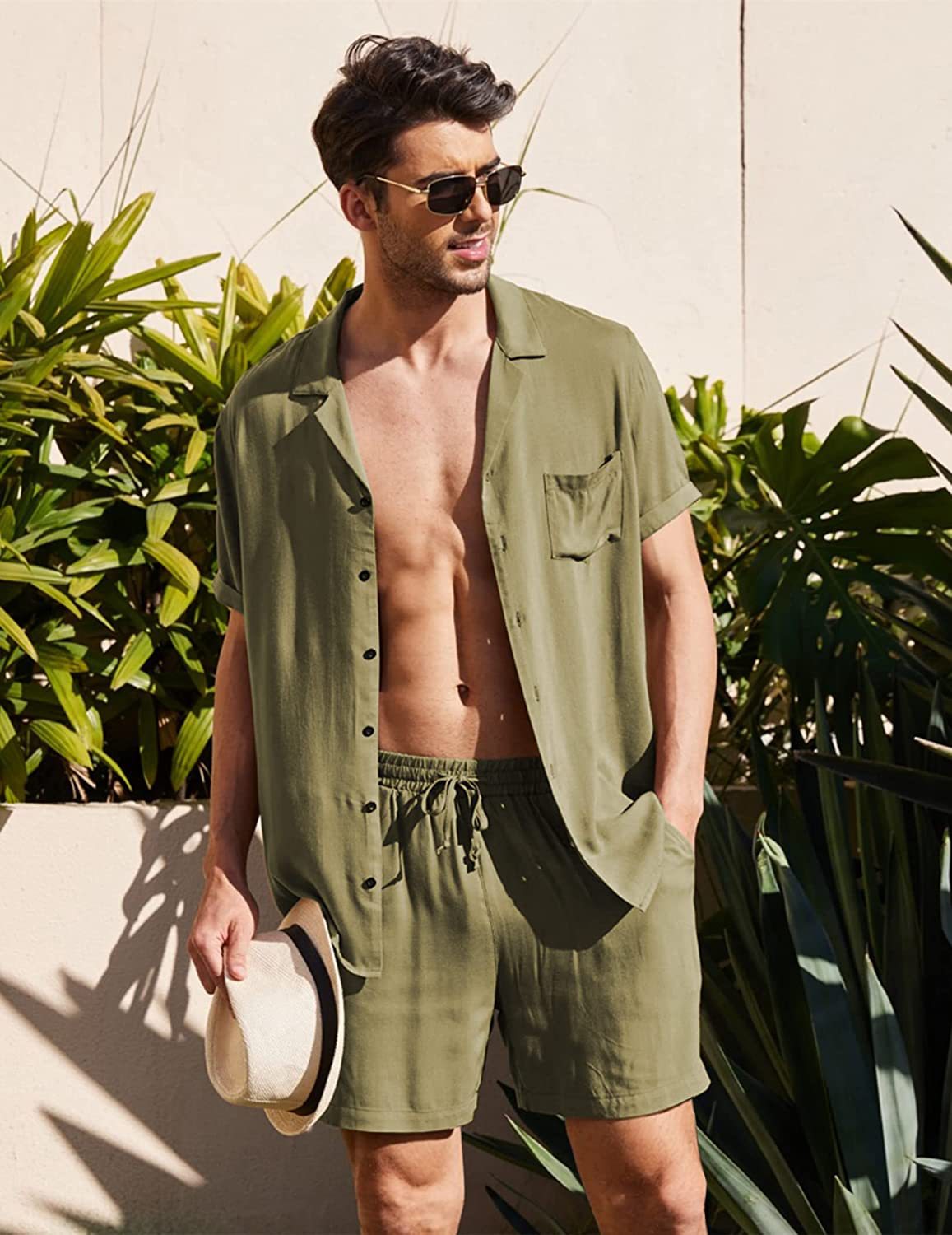 Ensemble d'été confortable pour hommes – style et confort pour les journées chaudes