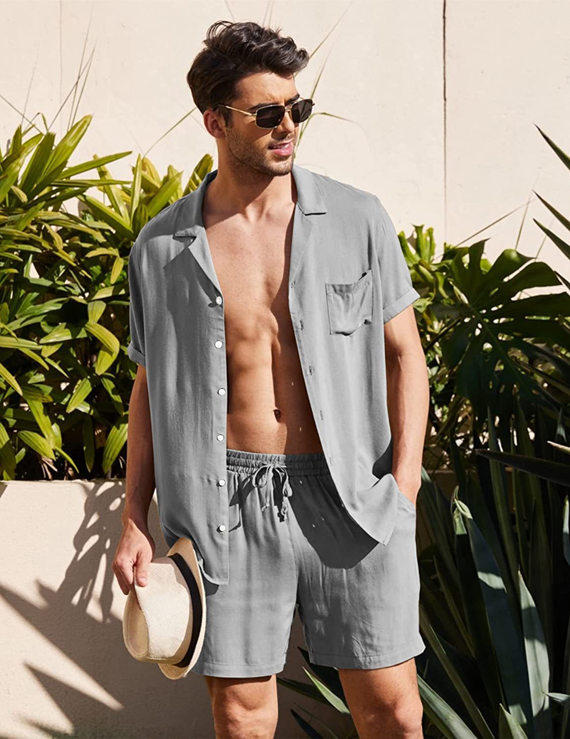 Ensemble d'été confortable pour hommes – style et confort pour les journées chaudes