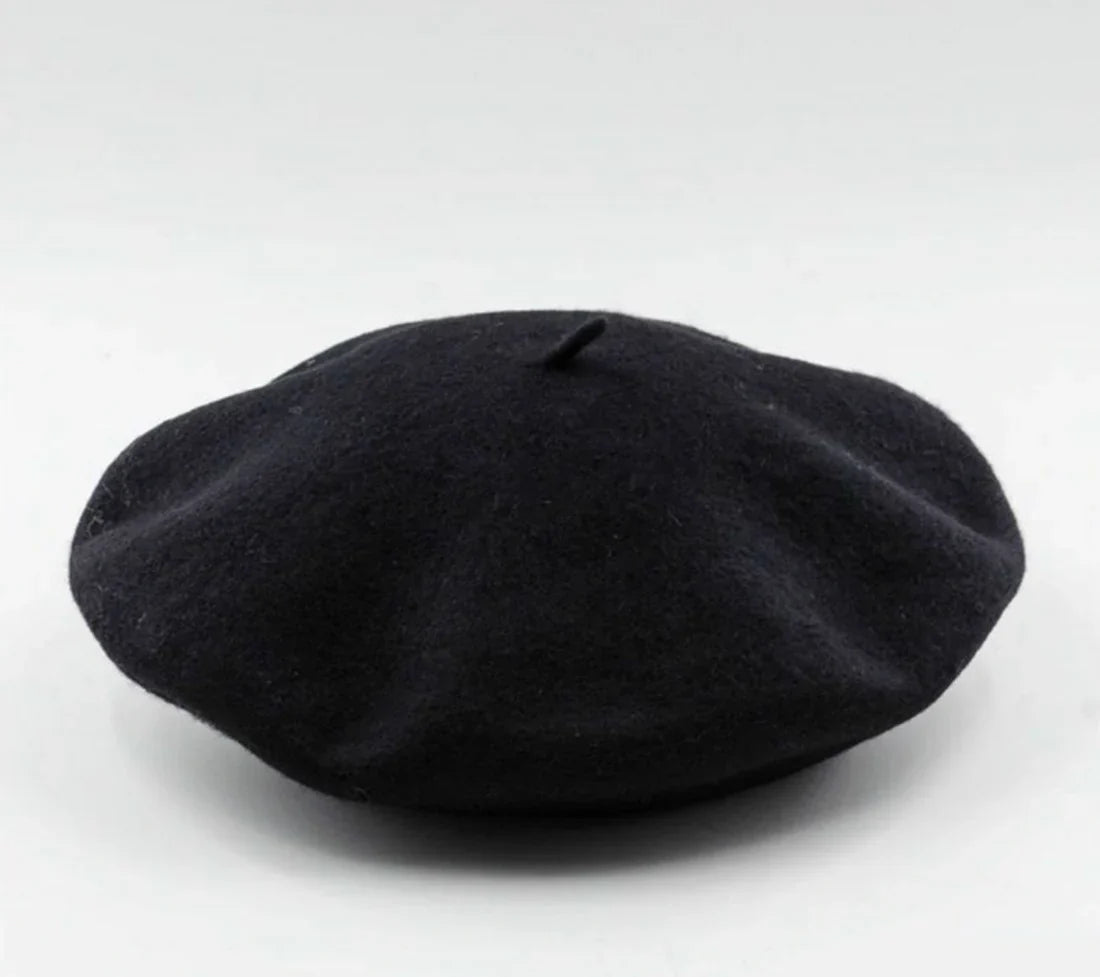 Klassisches Beret – Weicher Filzstoff, zeitloser Stil & angenehmer Sitz