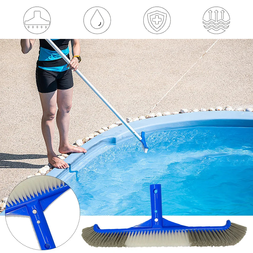 Schwimmbadbürste für gründliche Reinigung, ergonomisch, langlebig und tragbar 0