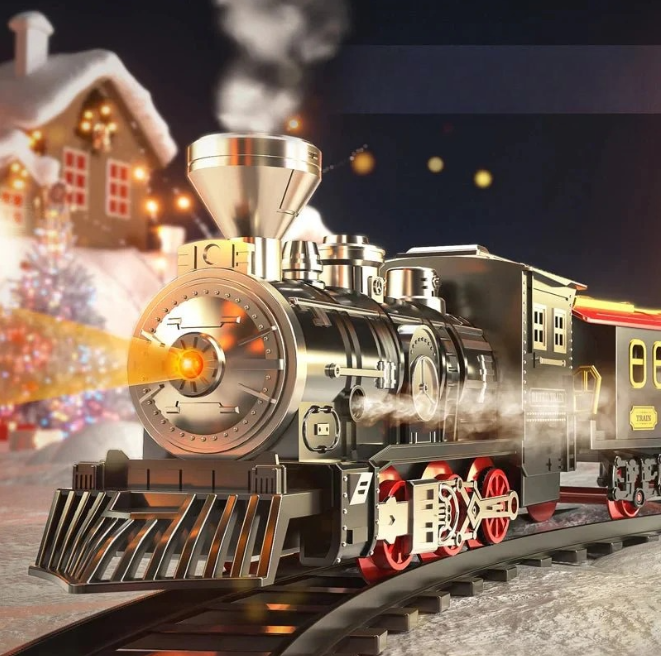 ClassicTrack - Nostalgische Treinset met Realistische Effecten Vestragear