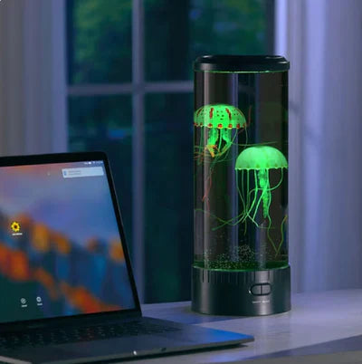 OceanGlow LED-Quallen-Lavalampe – Beruhigende Farben treffen hypnotisierende Bewegung