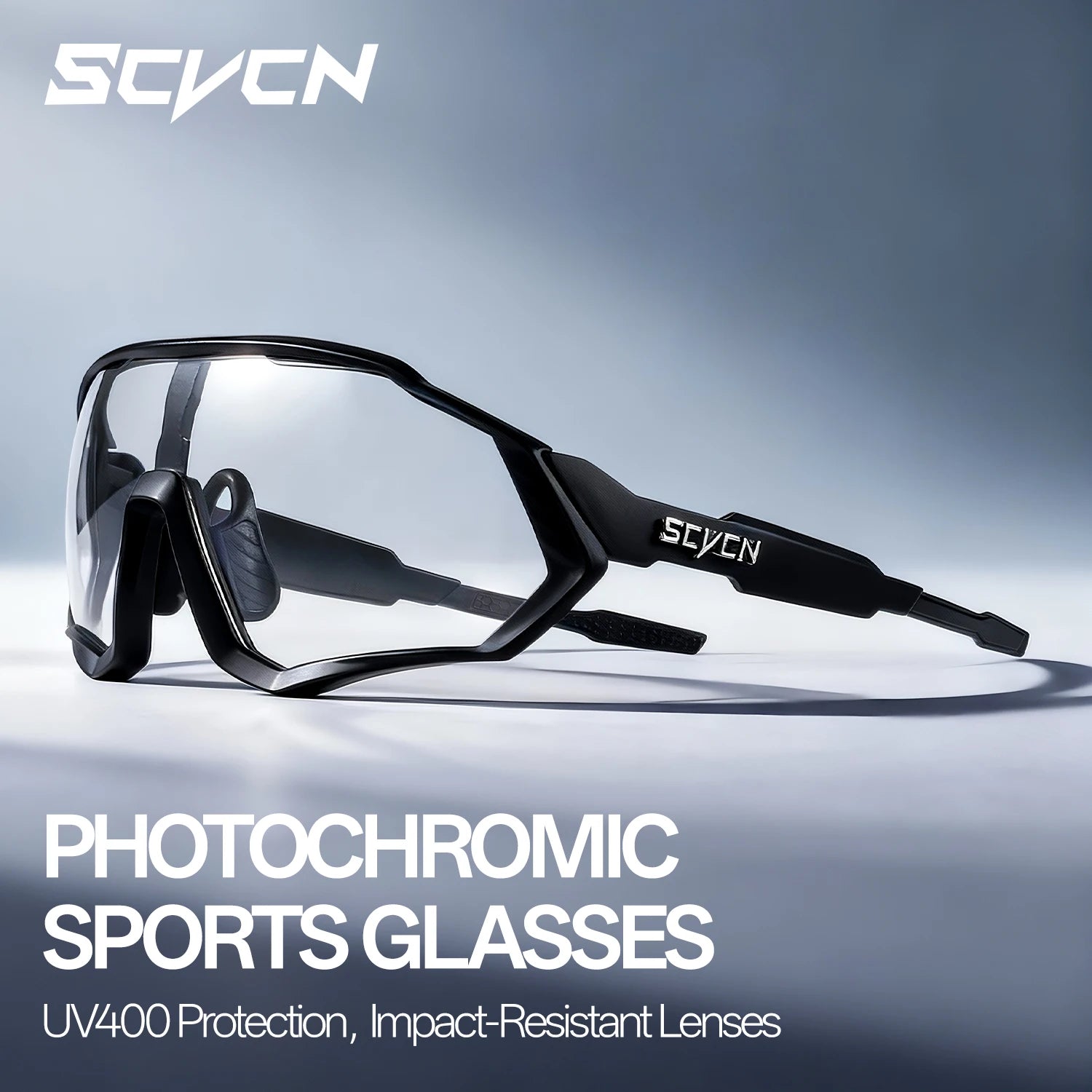 Photochromische Sport Sonnenbrille – UV400 Schutz, Leicht & Flexibles Design