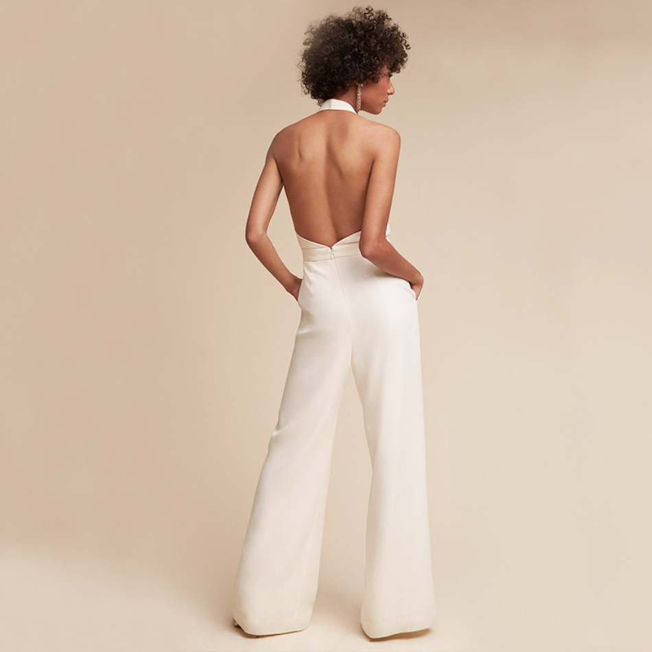 Dalia – Pantaloni a gamba larga per donna, eleganti e comodi, vita alta