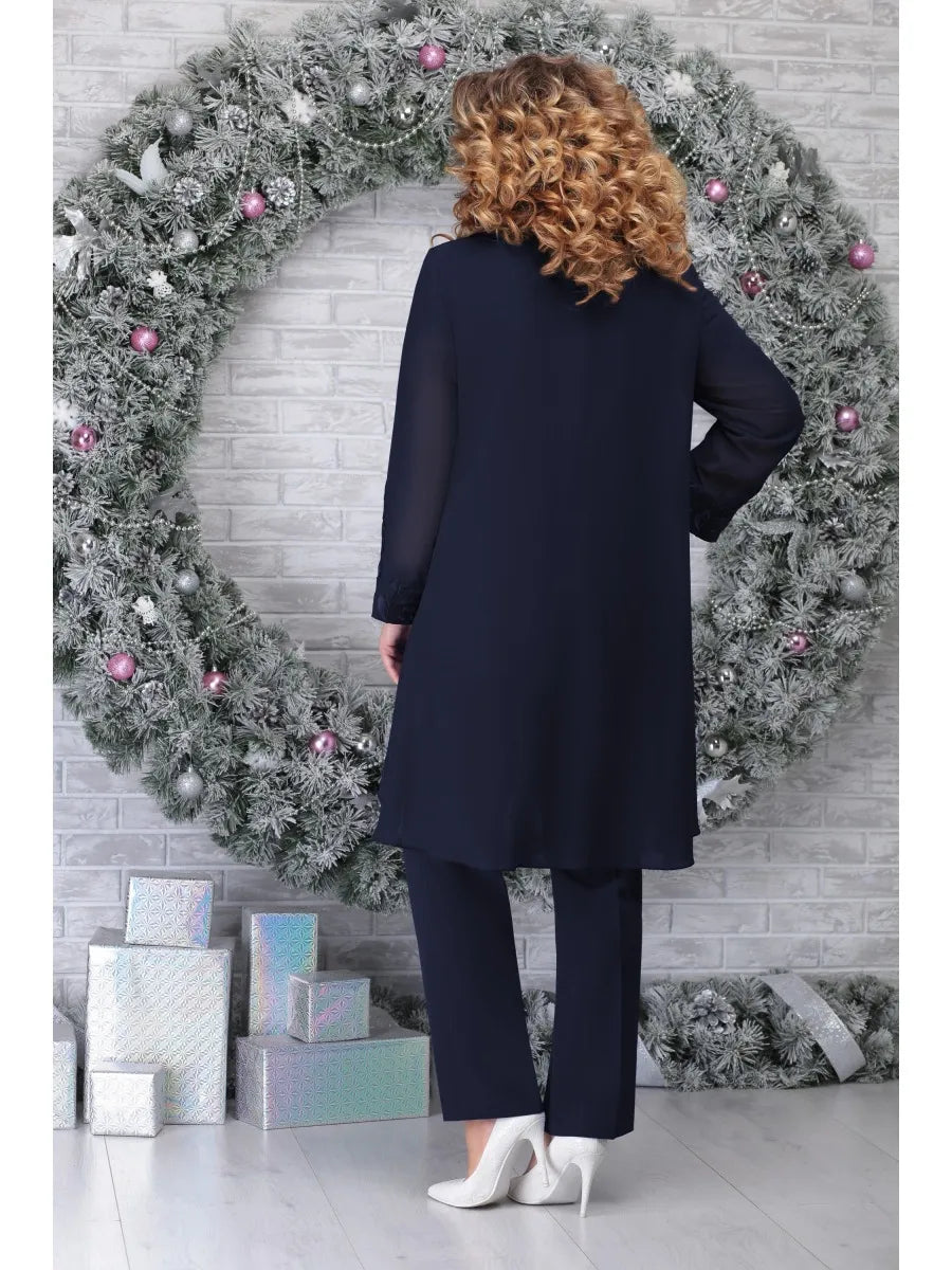 Costume oversize brodé 3 pièces - Itzel