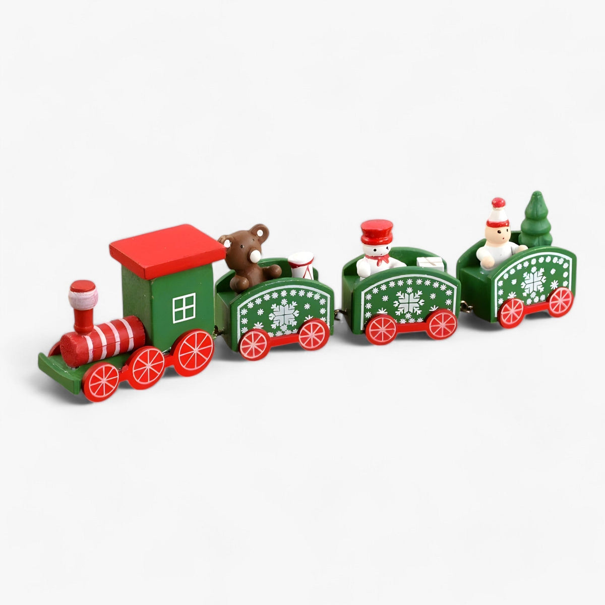 Merry Express | Hrací dřevěná ozdoba na vlak - vánoční dekorace