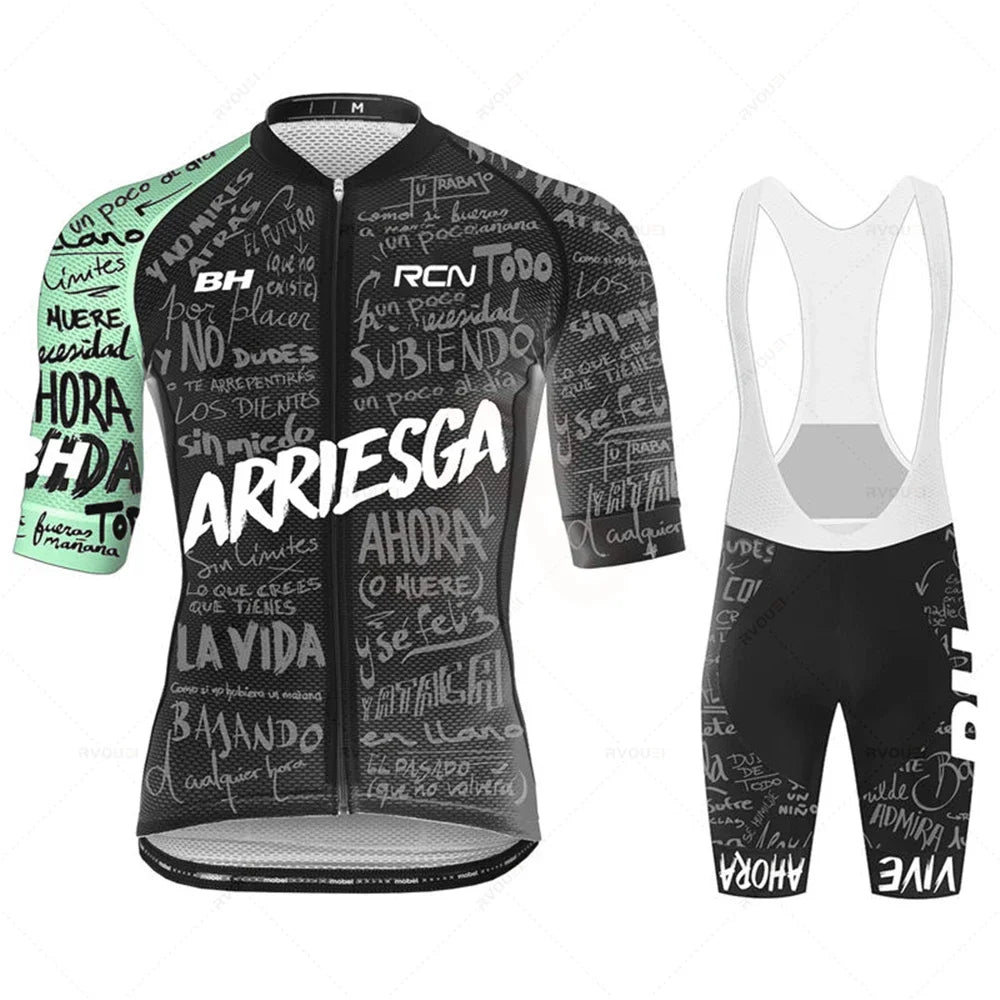 Radtrikot Set Herren – Sommer, Atmungsaktiv & Elastisches Design