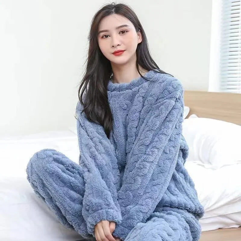 Ensemble pyjama doux et moelleux pour femmes - Wendy