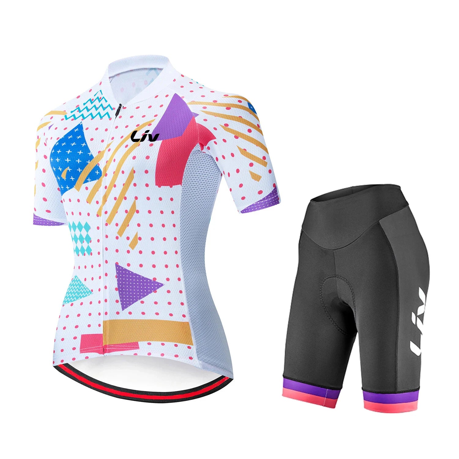 Set maglia da ciclismo donna – Design traspirante a maniche corte & materiale ad asciugatura rapida