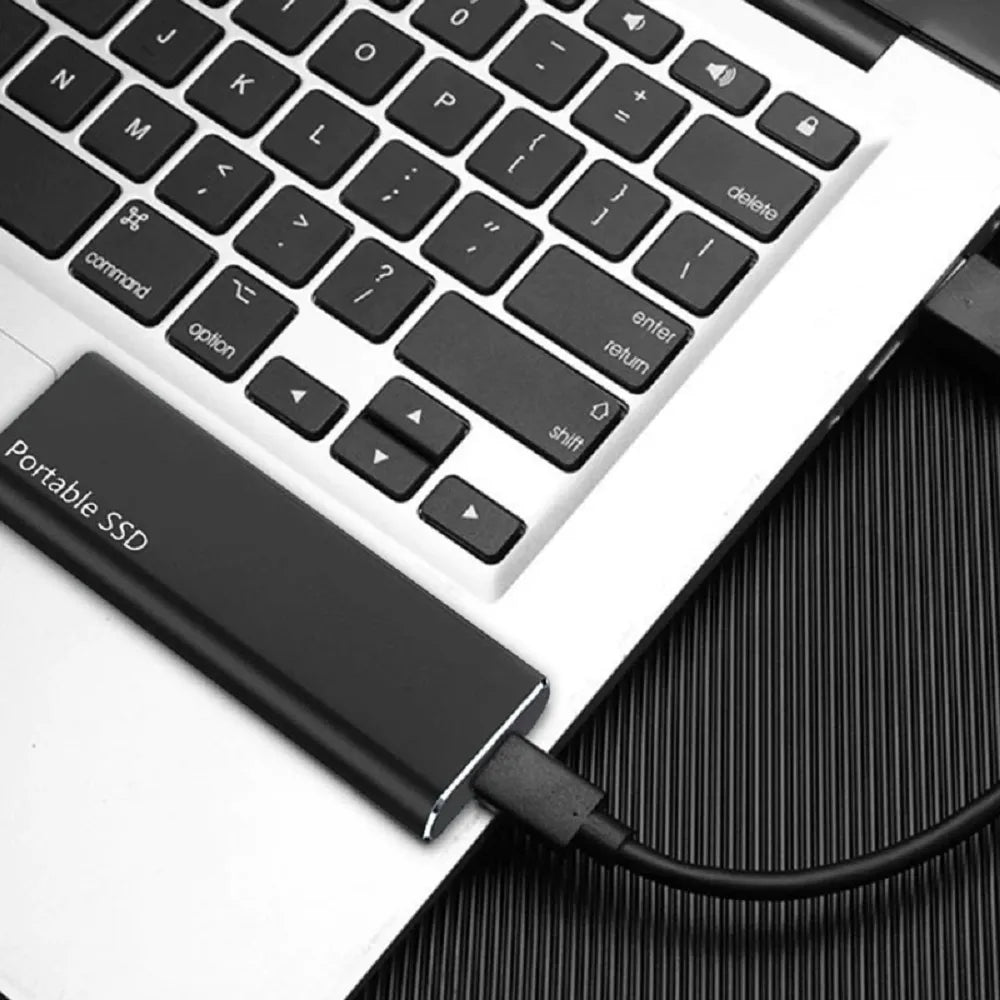 Externe Festplatte 4 TB – USB-C, Ultra Schlank & Schnelle Datenübertragung