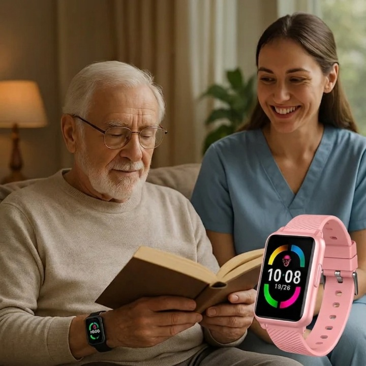 Senioren-Smartwatch mit Sturzerkennung & SOS-Anruf – 4G, GPS & IP67 2