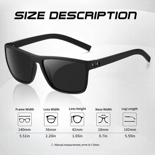 Set aus 3 Polarisierten Sonnenbrillen Damen mit UV-Schutz, Leicht, Stilvolles Design 6